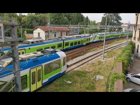 Doppia ETR204, ATR125 005 Trenord - Monza - 08/06/2024