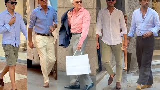 +37 🔥Modern Mens Outfits to Wear in the Summer 2026 🇮🇹Milan Men’s Stre