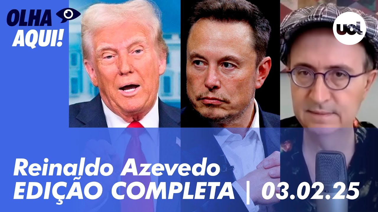 Reinaldo Azevedo ao vivo: Lula tem rejeição de 49%, diz Quaest; Canadá x Musk e tarifas de Trump