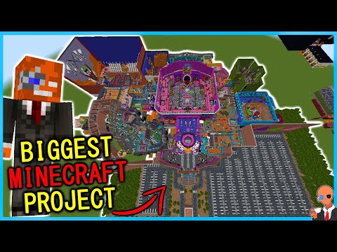 I built all of FNAF Security Breach in Minecraft and made it functional (World Download)
