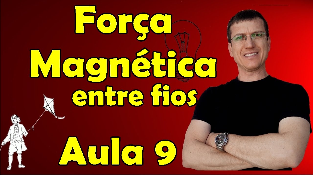 Força magnética entre fios - Eletromagnetismo - Aula 9 - Prof.  Marcelo Boaro