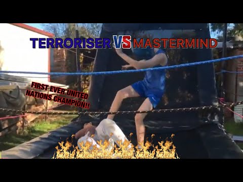 TERRORISER VS MASTERMIND!! FIRST EVER UNITED NATIONS TITLE MATCH!!!//ETW