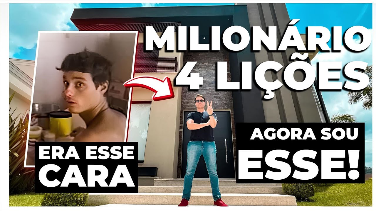 4 LIÇÕES PRA UM JOVEM SE TORNAR MILIONÁRIO RÁPIDO [MINHAS DICAS PESSOAIS]