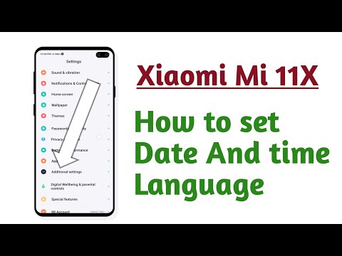 Xiaomi Mi 11X , How to use and set Date and time and language Full setup