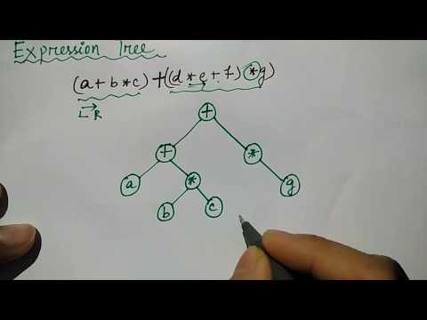 expression tree in data structure | infix expression | HINDI | Niharika Panda