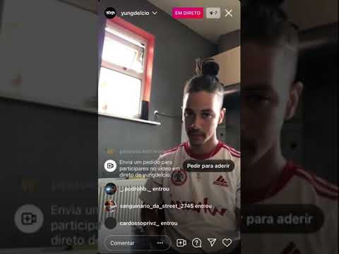 Yung Delcio em direto no Instagram Justiça será feita