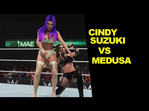 WWE 2K19 Cindy Suzuki vs Medusa - Knockout Match