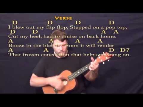 Margaritaville (JIMMY BUFFETT) Bariuke Cover Lesson with Lyrics/Chords