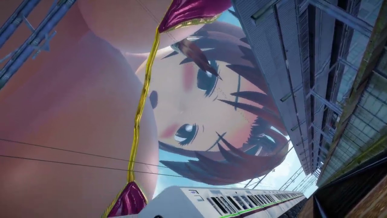 [Giantess][Growth][巨大娘] でっかくなって街破壊 (リメイク版)