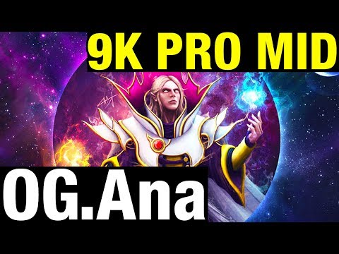 9K PRO MID - OG.Ana Plays Invoker - Dota 2