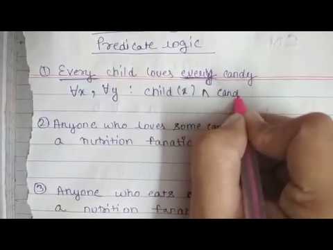 Examples to solve predicate logic Question in Artificial Intelligence-- P5 #11