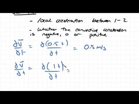 Acceleration Example | Fluid Mechanics