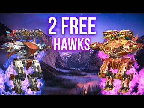 🔥 2 FREE HAWKS! - War Robots Crimson Hawk Dragon Dragoon & Marquess - War Robots 7.1 Update!
