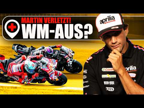 Schwerer Sturz im Sprint: War das das WM-Aus für Jorge Martin?