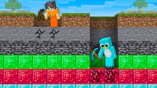 Download lagu DIRT vs DIAMOND: Power PICKAXE BATTLE in Minecraft mp3