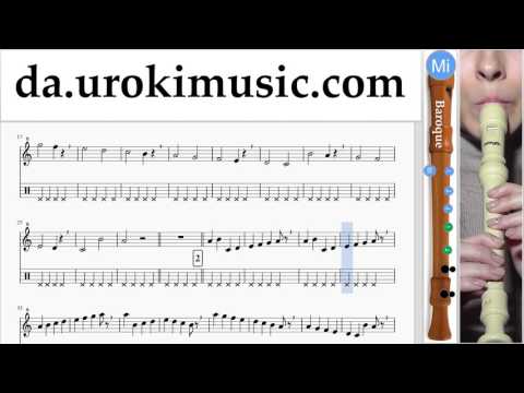 Lær At Spille Blokfløjte (Barok) Calvin Harris ft. Rihanna - This Is What You Came For Lektioner