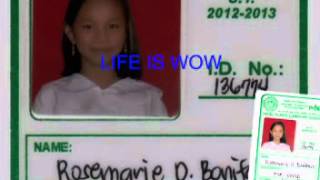 MP3 VIDEO - LIFE IS WOW (CHARICE PEMPENGCO)