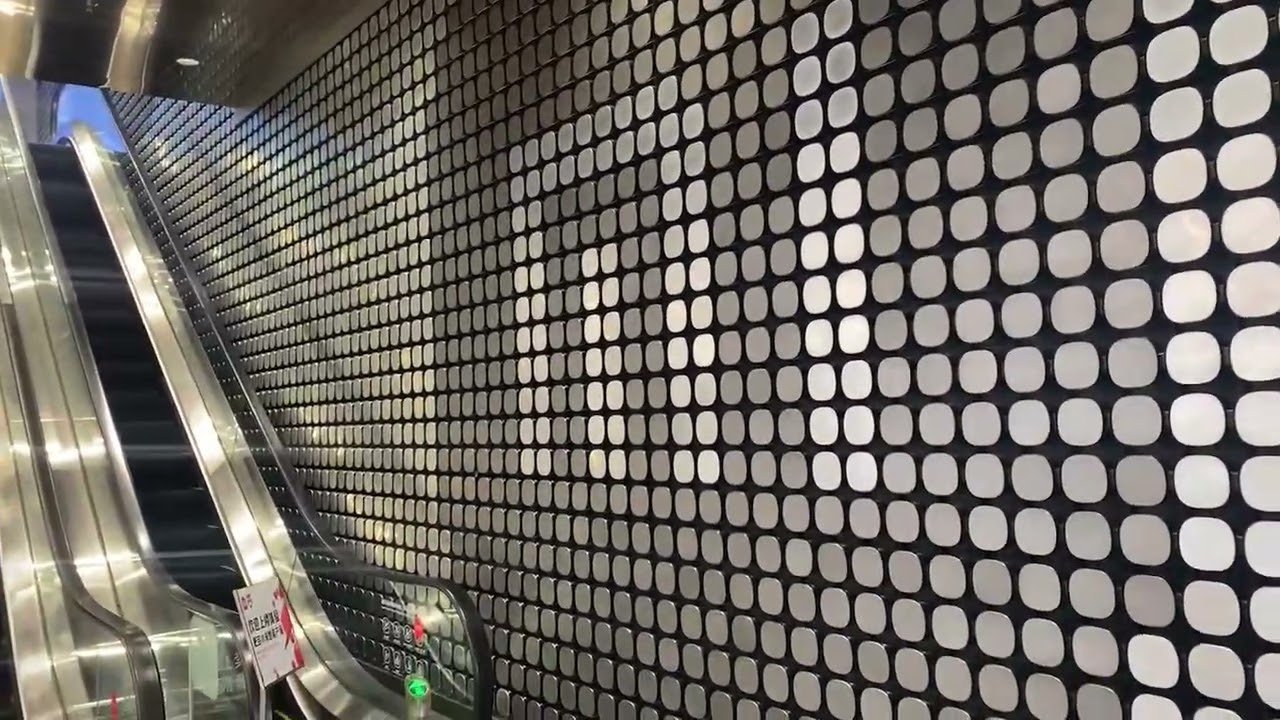 Flip Disk Art Installation is a creative exhibit featuring a rotating disc mechanism.