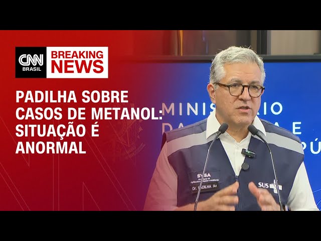 Situação é anormal, diz ministro da Saúde sobre casos de intoxicação por metanol em SP  | LIVE CNN