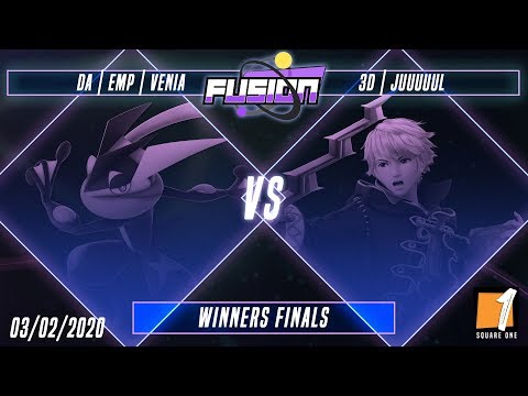 Fusion #13 - DA | EMP | Venia (Greninja) Vs. 3D | Jul (Robin) - Winners Finals - Smash Ultimate
