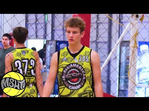 Luke Bidinost SCORES THE BALL at the 2017 EBC Jr All American Camp