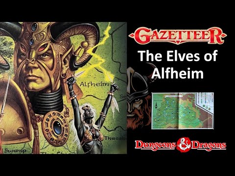 Gaz5 The Elves of Alfheim - the fifth BECMI Gazetteer set in the Known World (Mystara)