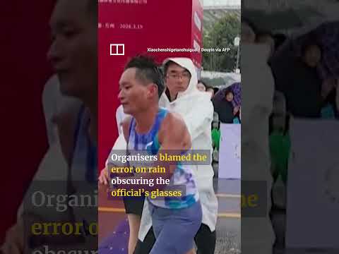 Chinese marathon official banned for blocking winner near finish line