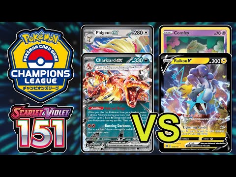 DAY 2 ROUND 3:  Charizard ex/Pidgeot vs Raikou/Lost Box - 151 Format / Champions League Yokohama