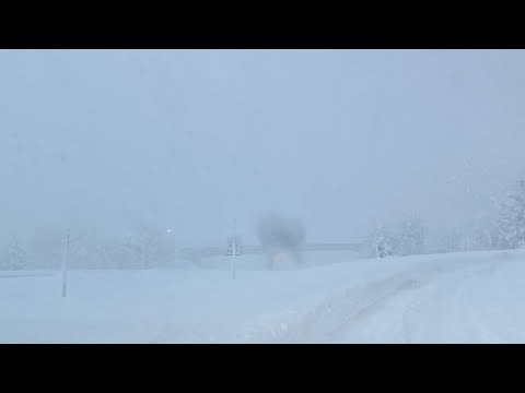 12-31-2022 MASSIVE WINTER STORM IMPACTS TRUCKEE, CA; RENO, NV ON  NYE - DRIVING COMPILATION