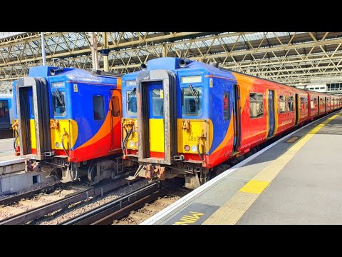 South Western Railway (SWR) Class 455 Ride: Woking to London Waterloo - 10/05/23