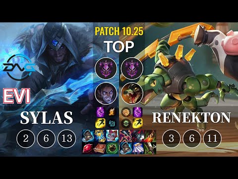 DFM Evi Sylas vs Renekton Top - KR Patch 10.25