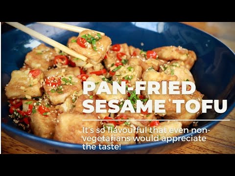 Pan Fried Sesame Tofu - Vegetarian Recipes