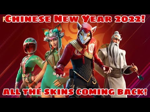 All the Chinese New Year Fortnite skins that will be coming back in 2022!
