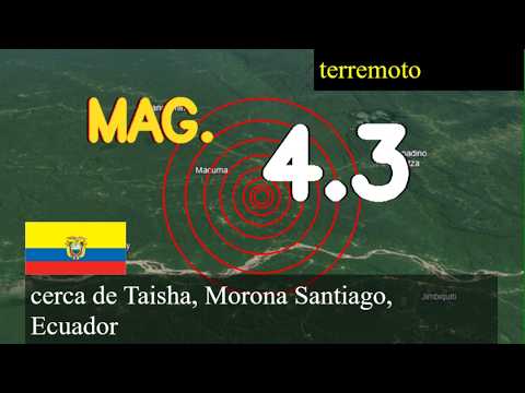 😱🚨  Terremoto cerca de Taisha, Morona Santiago, Ecuador actualizaciones en vivo hoy: Terremoto de ma
