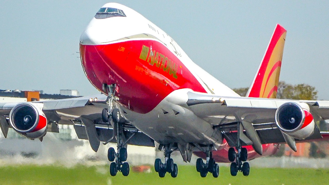 60 MINUTES PURE AVIATION - Airplane Highlights of May - Boeing 747, A330, Zeppelin (4K)