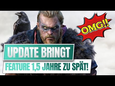 🙈 Ubisoft bringt wichtiges Feature einfach 1,5 Jahre zu spät! AC Valhalla Update 1.5.2 im Detail