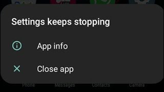 Fix settings keeps stopping samsung m01 core | settings keeps stopping problem samsung android