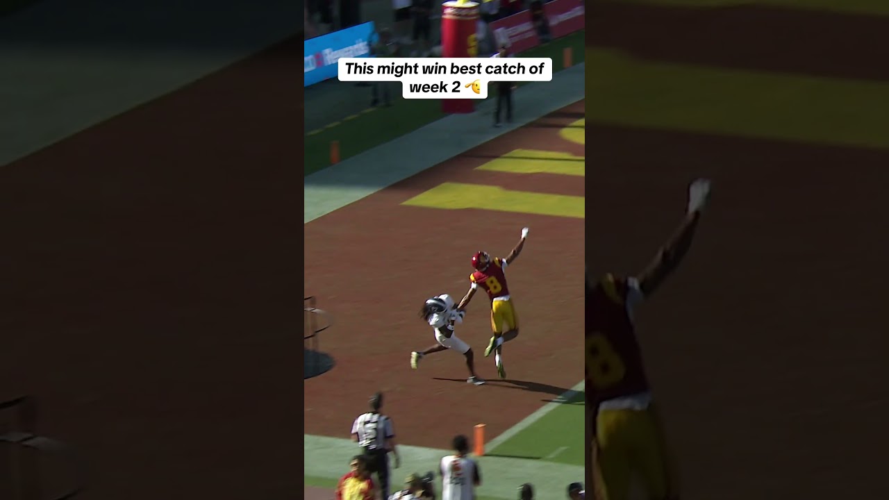 Catch of the year contender 👀 #catch #usc #football #cfb