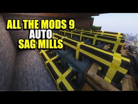 DEWSTREAM - Ep55 Auto Sag Mills - Minecraft All The Mods 9 Modpack