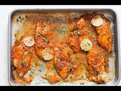 Garlicky Chili Lemon Baked Tilapia Recipe