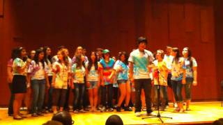 Brown Notes performing at the summer@Brown Talent Show!