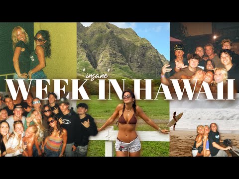 AN INSANELY CHAOTIC WEEK IN HAWAII || Kathy visits, bonfire, nights out, etc!!