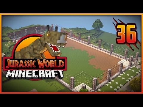 Minecraft Jurassic World - Episode 36 - COMPSOGNATHUS CAGE!