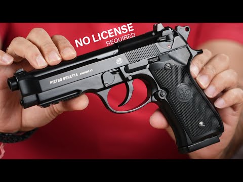 Blowback Air Gun No License required  - Umarex Beretta M92A1 CO2 BB Air Pistol