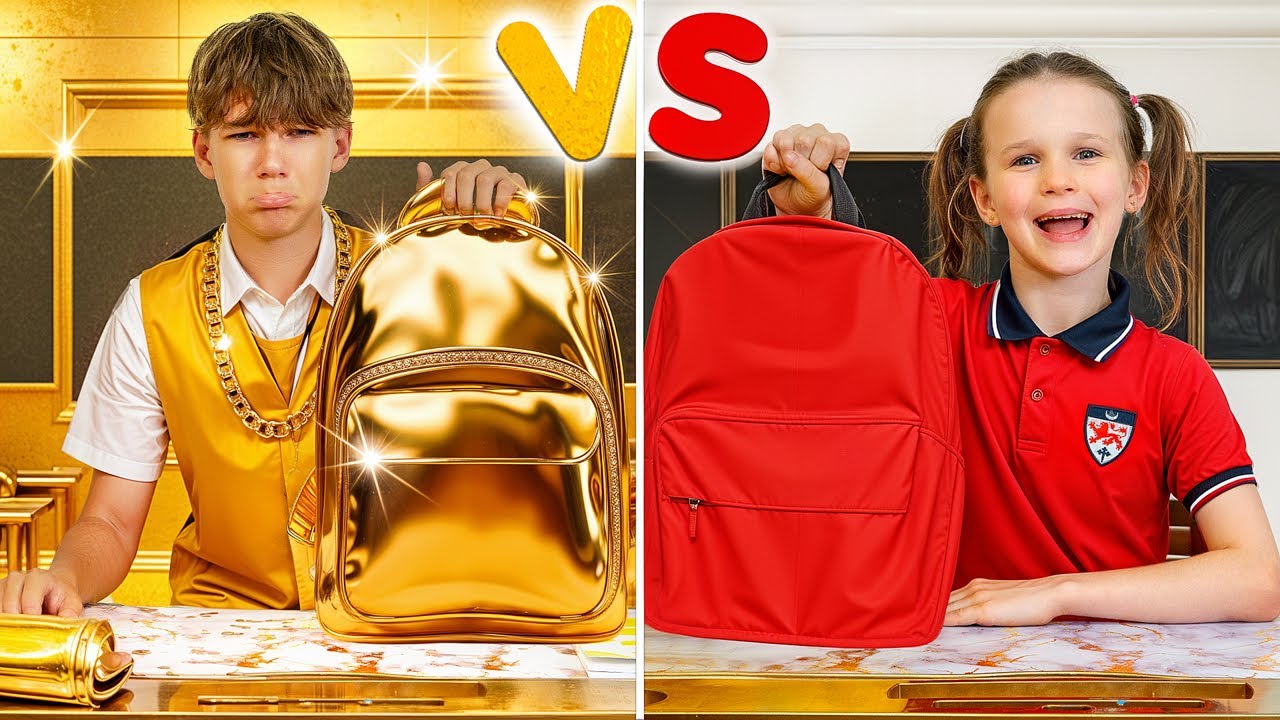 Rich School Day: Stephi Learns, Plays and Helps New Friends