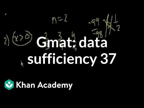 GMAT: Data Sufficiency 37