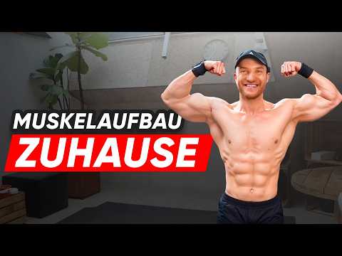 30 Min OBERKÖRPER WORKOUT Zuhause - Muskelaufbau OHNE EQUIPMENT | Mitmachen!