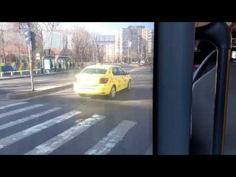 Pe Bd.Tineretului cu autobuzul Mercedes Benz Citaro Euro 4 #4657(381)