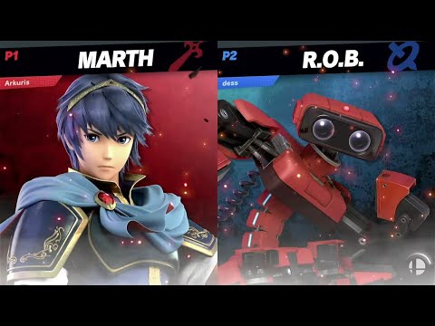 Shweepy (R.O.B.) vs Arkuris (Marth) - Pool C WR1 - Blazing Battlefield #7