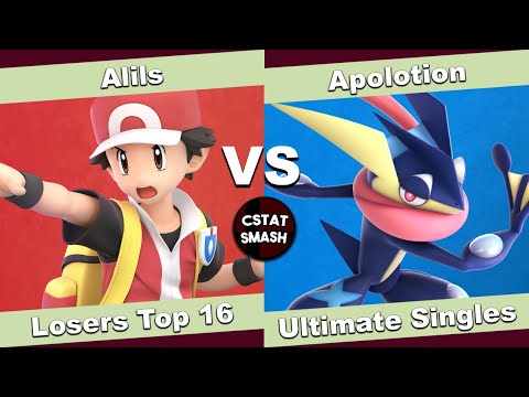 No Caps 32 Losers Top 16 - CV| Alils (Pokémon Trainer) vs Apolotion (Greninja) - SSBU
